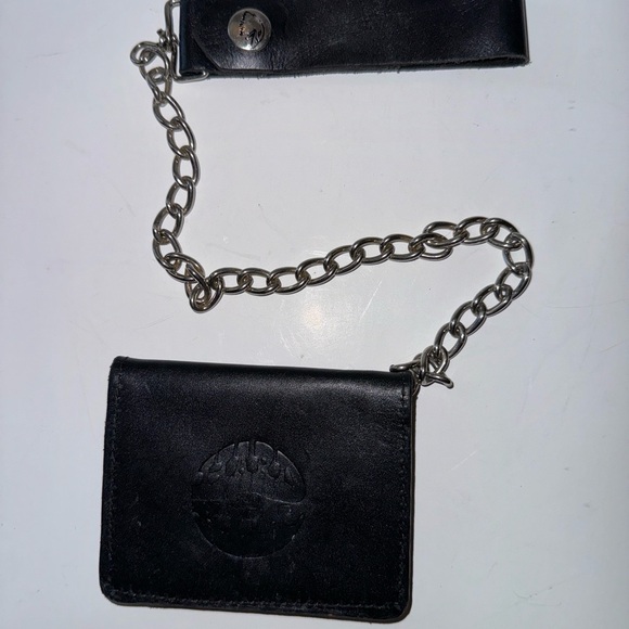 Men Leather Card Holder That Attaches To Belt . - Picture 1 of 4